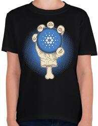 printfashion BITCOIN 4 EVER 66 - Gyerek póló - Fekete (6202923)