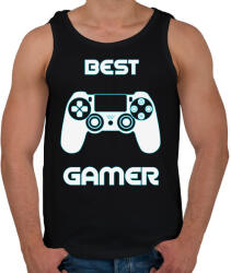 printfashion Gamer - Férfi atléta - Fekete (4228965)