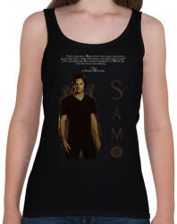 printfashion sam winchester - Női atléta - Fekete (2202730)