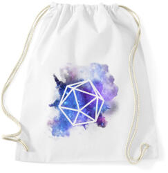 printfashion Galaxis D20 (Nagy) - Sportzsák, Tornazsák - Fehér (2768470)