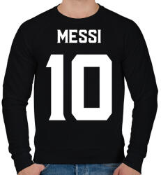 printfashion MESSI WHITE - Férfi pulóver - Fekete (11535508)