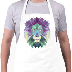 printfashion Oroszlán - Kötény - Fehér (4903846)