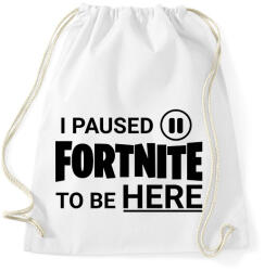 printfashion Fortnite - Sportzsák, Tornazsák - Fehér (15042142)