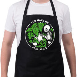 printfashion Kertész élet - Kötény - Fekete (12958762)