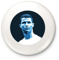 printfashion Cristiano Ronaldo - Kitűző, hűtőmágnes - Fehér (13067238)