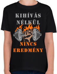 printfashion Kihívás -> Eredmény - Gyerek póló - Fekete (4605342)