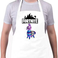 printfashion Fortnite Lama - Kötény - Fehér (4907695)