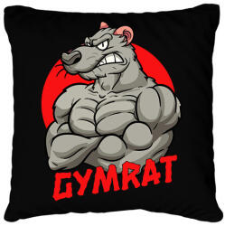 printfashion Gymrat 2 - Párnahuzat, Díszpárnahuzat - Fekete (14156889)