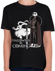 printfashion Halloween is coming - Gyerek póló - Fekete (1869119)