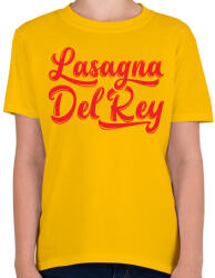 printfashion Lasagna - Gyerek póló - Sárga (2514094)