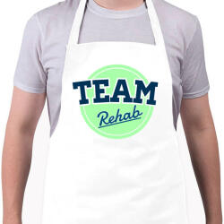 printfashion TEAM Rehab Green - Kötény - Fehér (4900784)