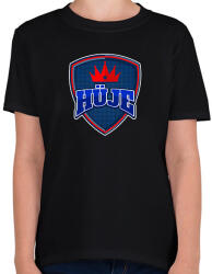 printfashion HÜJE - Gyerek póló - Fekete (10492044)