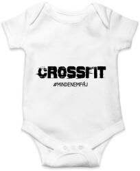 printfashion Crossfit - #mindenemfáj - Baba Body - Fehér (11724365)