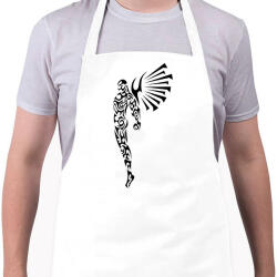 printfashion Maori angyalember - Kötény - Fehér (6112898)