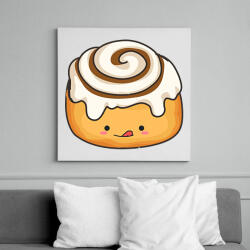 printfashion Finom csiga - Vászonkép - Fehér (16064123)