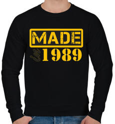 printfashion 1989 - Férfi pulóver - Fekete (12813188)