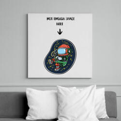 printfashion Nincs elég hely - Vászonkép - Fehér (6637141)