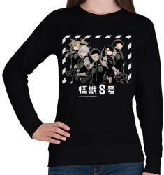 printfashion Kaiju no. 8 - Női pulóver - Fekete (15802234)
