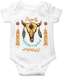 printfashion Figyelj, különben. . . - Baba Body - Fehér (7606553)