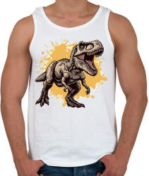 printfashion T-Rex - Férfi atléta - Fehér (16783892)