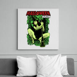 printfashion Halloween királynő - Vászonkép - Fehér (6620864)