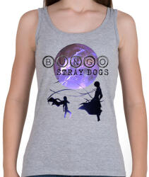 printfashion BUNGO Stray Dogs - Női atléta - Sport szürke (16544482)