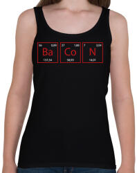 printfashion BaCoN - Női atléta - Fekete (8202177)