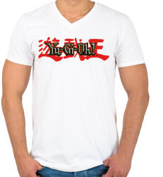 printfashion Yu-Gi-Oh! - Férfi V-nyakú póló - Fehér (14763445)