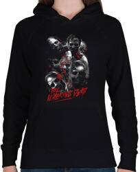 printfashion The walking dead - Női kapucnis pulóver - Fekete (121211)