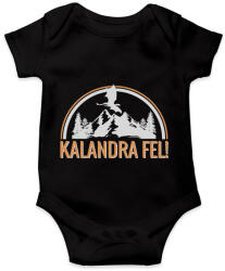 printfashion Kalandra fel! (Sötét póló) - Baba Body - Fekete (2664746)