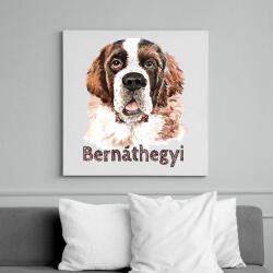 printfashion Bernáthegyi - Vászonkép - Fehér (7060944)