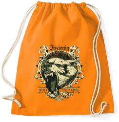 printfashion Farkas - Sportzsák, Tornazsák - Narancssárga (102579)