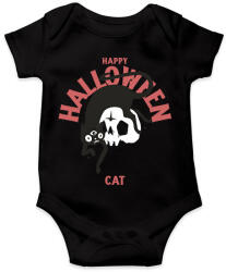printfashion Halloween cat - Baba Body - Fekete (9526410)