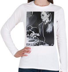 printfashion Deborah - Női hosszú ujjú póló - Fehér (1780886)