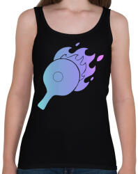 printfashion pingpong - Női atléta - Fekete (4112869)