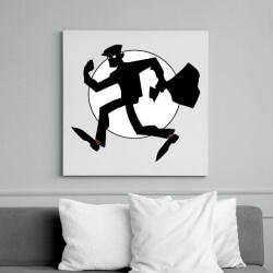 printfashion thief - Vászonkép - Fehér (6622983)