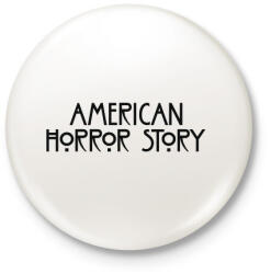 printfashion American Horror Story - Kitűző, hűtőmágnes - Fehér (3076317)