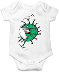 printfashion Korona vírus - Baba Body - Fehér (3264371)