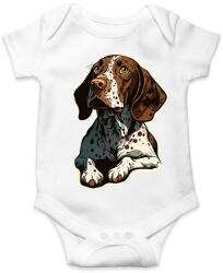 printfashion Angol vizsla pointer - Baba Body - Fehér (12761802)