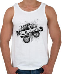 printfashion motor - Férfi atléta - Fehér (15178873)