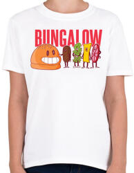 printfashion Bungalow - Gyerek póló - Fehér (5109194)