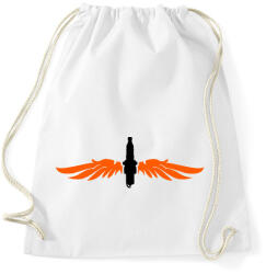 printfashion gyertya-szarny-orange-black - Sportzsák, Tornazsák - Fehér (877544)