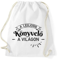 printfashion A legjobb könyvelő a világon - Sportzsák, Tornazsák - Fehér (6542530)