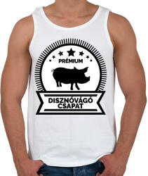 printfashion Prémium disznóvágók - Férfi atléta - Fehér (2150365)