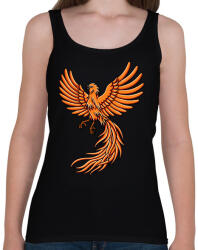 printfashion Főnix - Női atléta - Fekete (14017341)