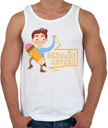 printfashion Iskolás lettem - Férfi atléta - Fehér (1702026)