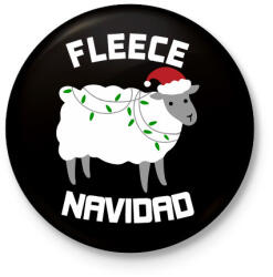 printfashion Bárányka - Kitűző, hűtőmágnes - Fekete (3099577)