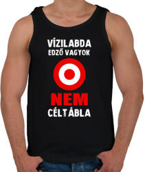 printfashion Vízilabda edző vagyok - Férfi atléta - Fekete (15922514)