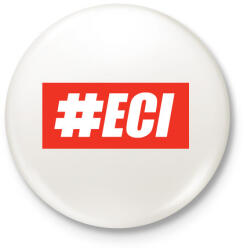 printfashion Hashtageci - Kitűző, hűtőmágnes - Fehér (3079248)