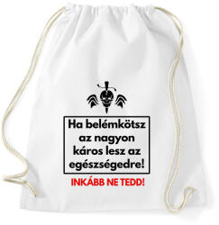 printfashion HA BELÉM KÖTSZ - Sportzsák, Tornazsák - Fehér (2125654)